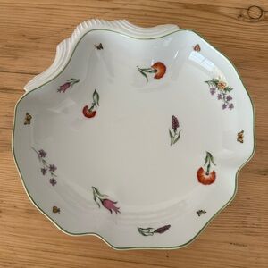 Tiffany & Co. Limoges “Tiffany Garden” fine porcelain shell bowl